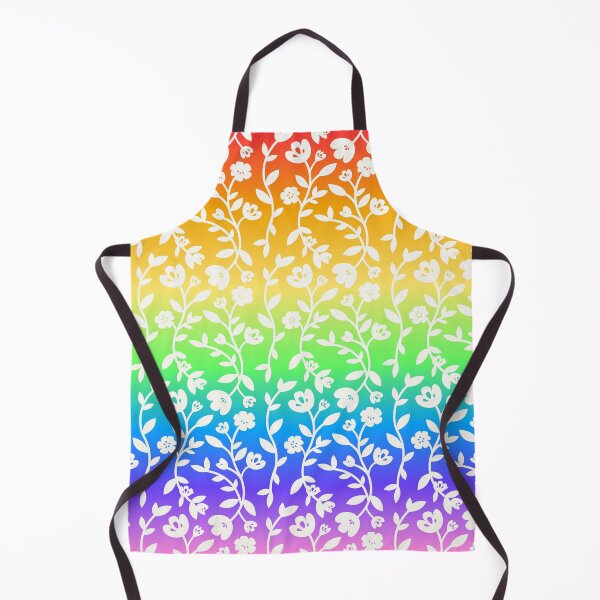 Item preview, Vine Pattern Fairy Garden Flowers Rainbow designed and sold by NamColors.