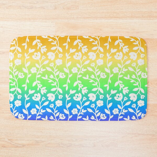 Item preview, Vine Pattern Fairy Garden Flowers Rainbow designed and sold by NamColors.