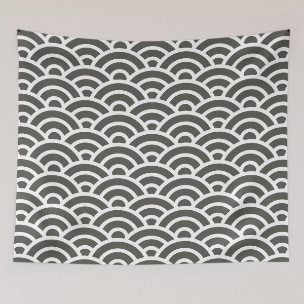 Item preview, DOBUNEZUMI 243 Seigaiha Waves - Energetic Ver. | Japanese Pattern Wagara designed and sold by Polariszero.