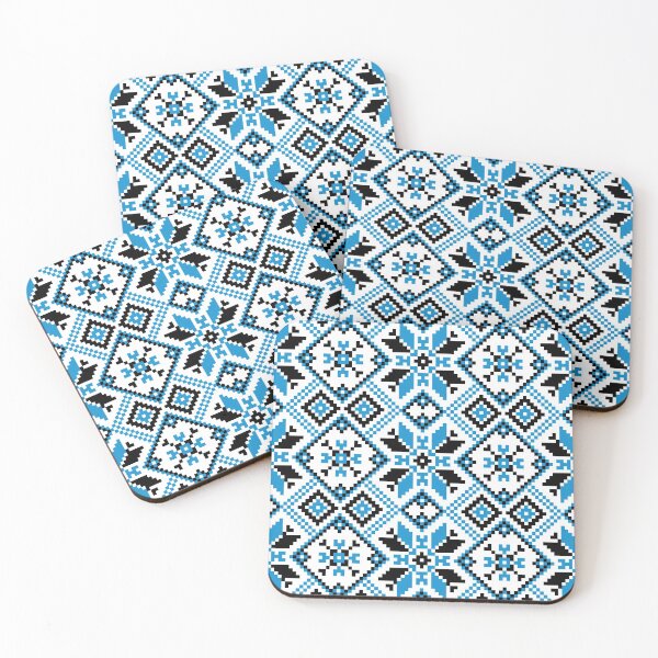 Item preview, Ukrainian Embroidery Ornament Blue designed and sold by boozkova-vorona.