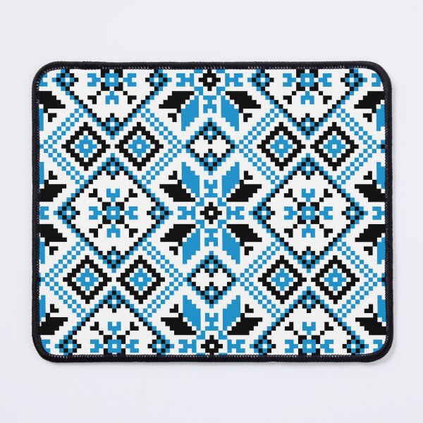 Item preview, Ukrainian Embroidery Ornament Blue designed and sold by boozkova-vorona.
