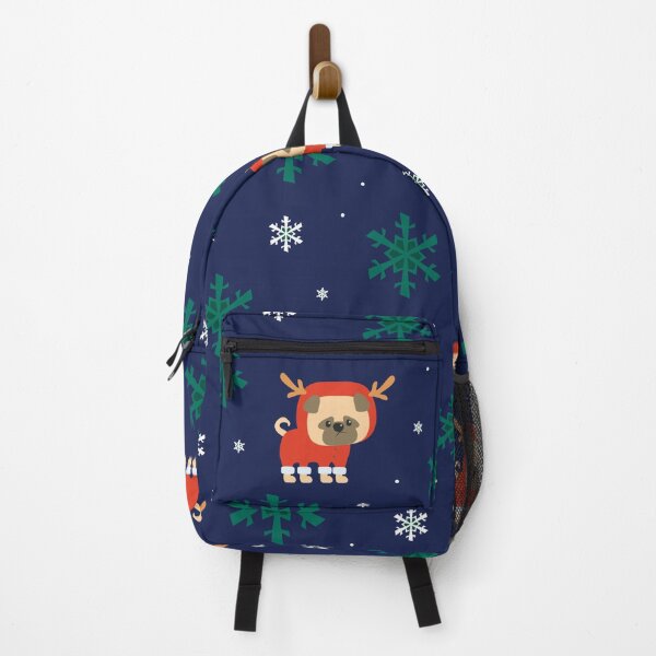Item preview, Winter Pug pattern designed and sold by patternme.