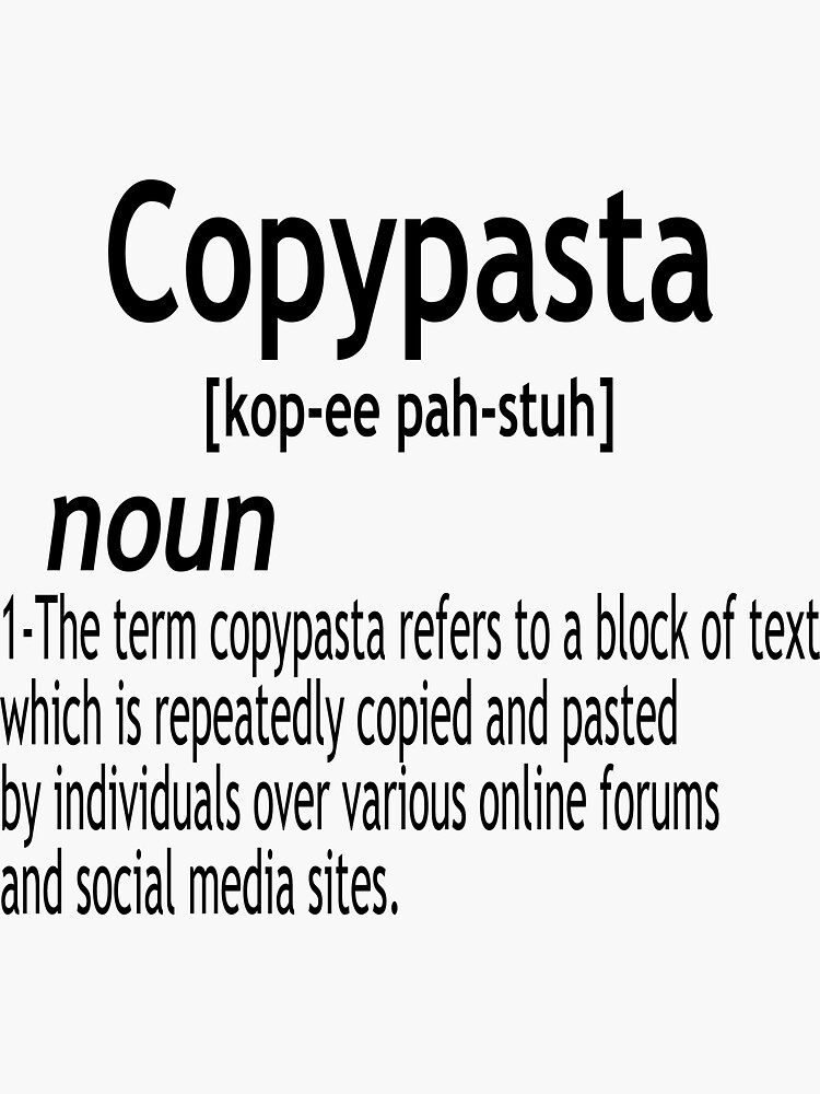 Copypasta