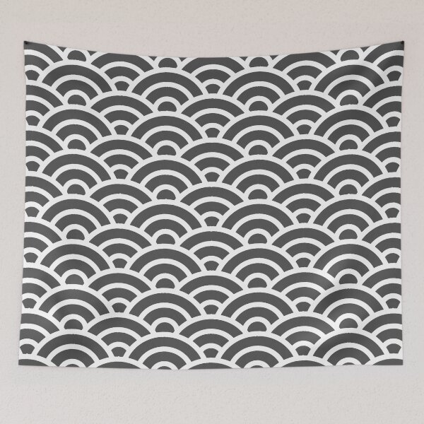 Item preview, KESHIZUMI 247 Seigaiha Waves - Energetic Ver. | Japanese Pattern Wagara designed and sold by Polariszero.