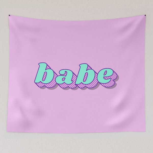 Item preview, Babe Bae Baby Design Text designed and sold by NamColors.