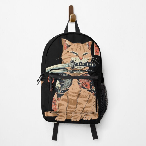 Item preview, Katana cat vintage designed and sold by Oni Kanzen.