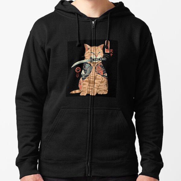 Item preview, Katana cat vintage designed and sold by Oni Kanzen.