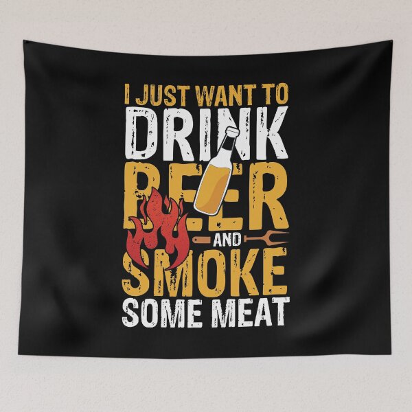 Item preview, drink beer eat meat designed and sold by valuestees.