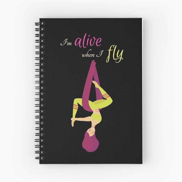 Item preview, I'm alive when I fly, Antigravity Yoga print designed and sold by trendingatees.