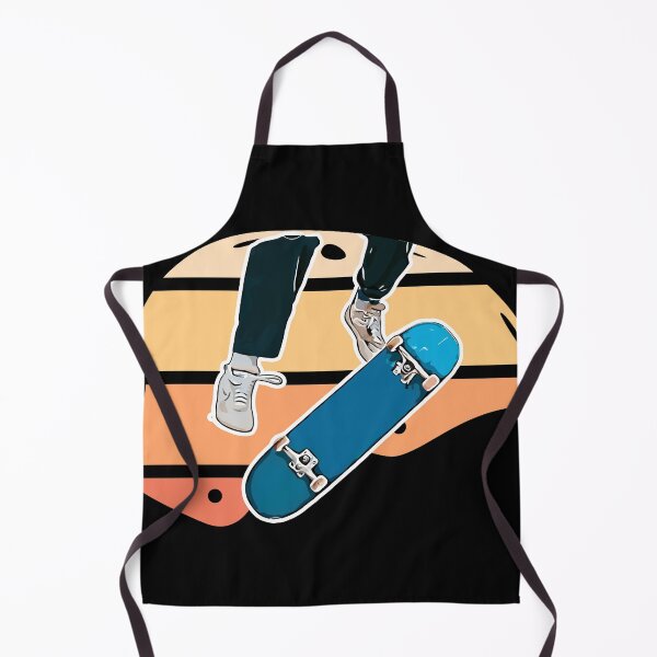 Item preview, Colorful Retro Skateboard Helmet with a kickflip designed and sold by BRU Design.