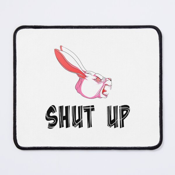 Item preview, White Rabbit Scream - White on Bright Red   designed and sold by Techagaus.