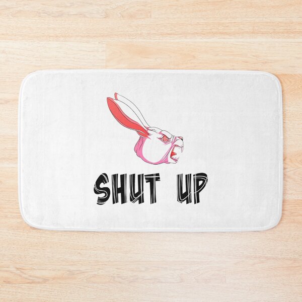 Item preview, White Rabbit Scream - White on Bright Red   designed and sold by Techagaus.