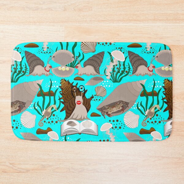 Item preview, Underwater life, seashells, snails, seahorse, crab, jellyfish. designed and sold by Natalya Alexandrou.