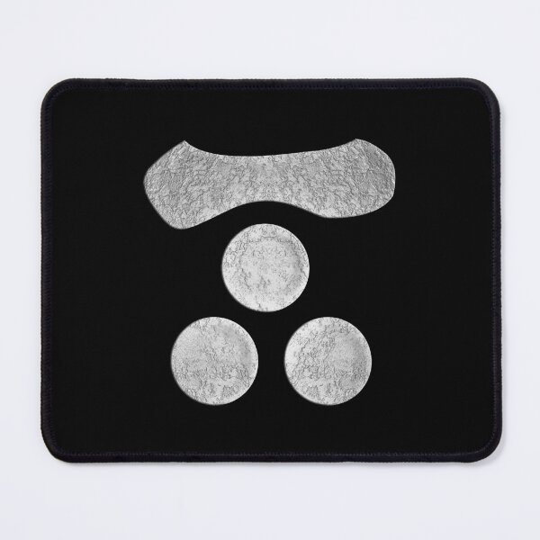 Item preview, Mori Kamon Ichimonji Mitsuboshi in Silver Foil designed and sold by Takeda-art.