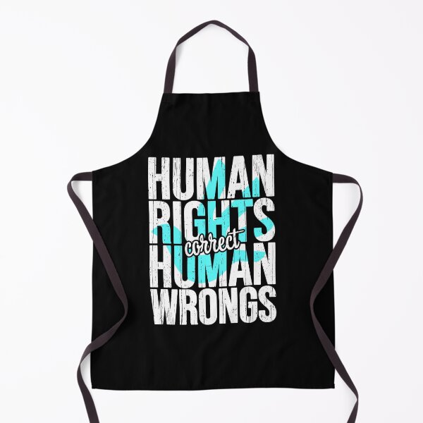 Item preview, Human Rights Correct Human Wrongs designed and sold by Happy Puppy Print On Demand.