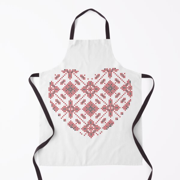 Item preview, Ukrainian Embroidery Vyshyvanka Heart designed and sold by boozkova-vorona.
