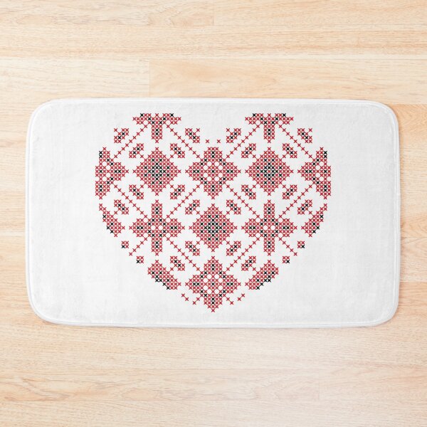 Item preview, Ukrainian Embroidery Vyshyvanka Heart designed and sold by boozkova-vorona.