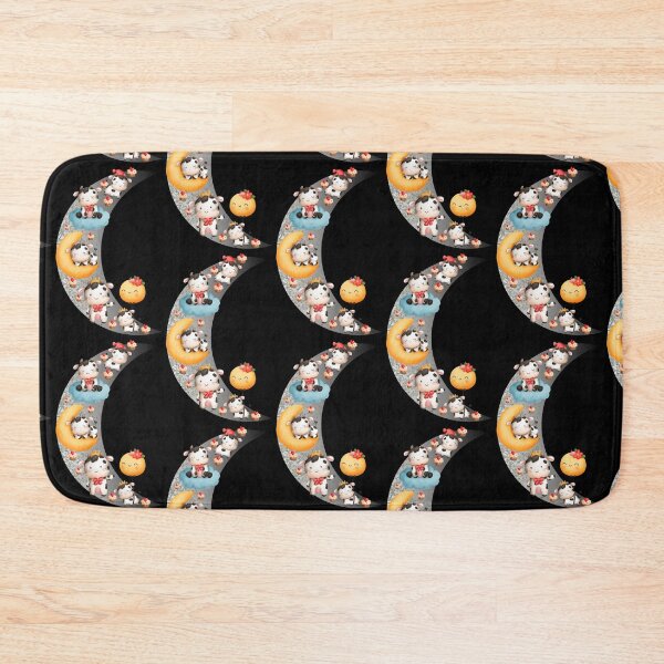 Item preview, Baby Cows Calves Asleep On Quarter Moon After Party With Mom Watching designed and sold by Hanlar.