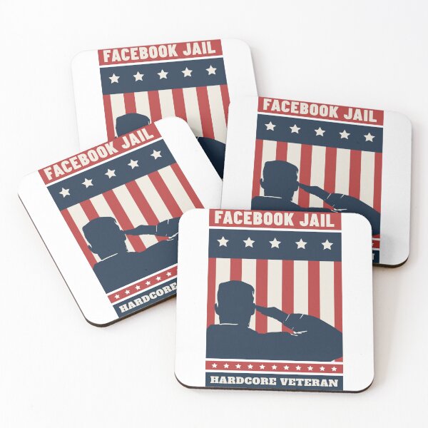 Item preview, Facebook Jail Veteran designed and sold by RebellionWear.