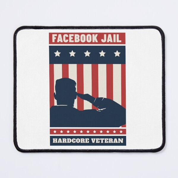 Item preview, Facebook Jail Veteran designed and sold by RebellionWear.