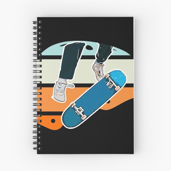 Artikelvorschau, Bunter Retro-Skateboardhelm mit Kickflip entworfen und verkauft von BRU Design.