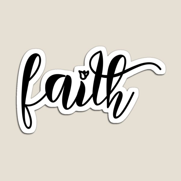 Keep the faith, self acceptance vibes for Little Red Riding Hood. Magnet