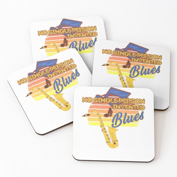 Item preview, Vintage Blues Music - Funny No Single Person Invented Blues - Christmas Gift designed and sold by SquidGamer.