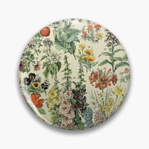 Item preview, 1909 Adolphe Millot fleurs designed and sold by forgesy.