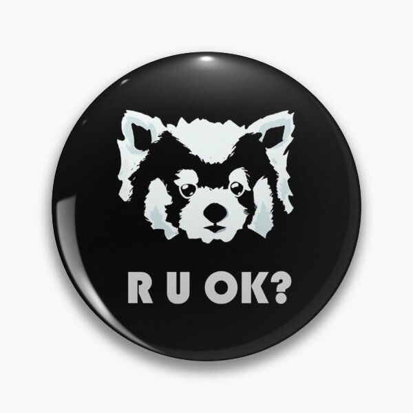 Item preview, R U OK red panda   designed and sold by Techagaus.