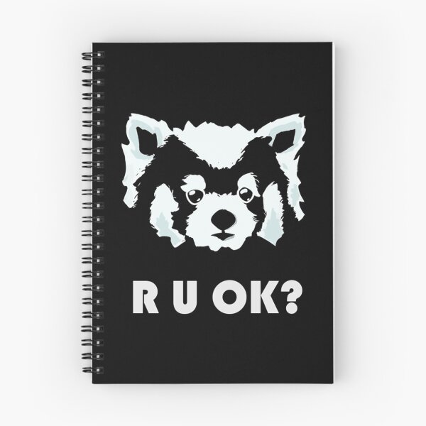 Item preview, R U OK red panda   designed and sold by Techagaus.