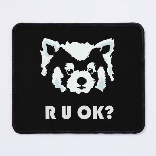 Item preview, R U OK red panda   designed and sold by Techagaus.