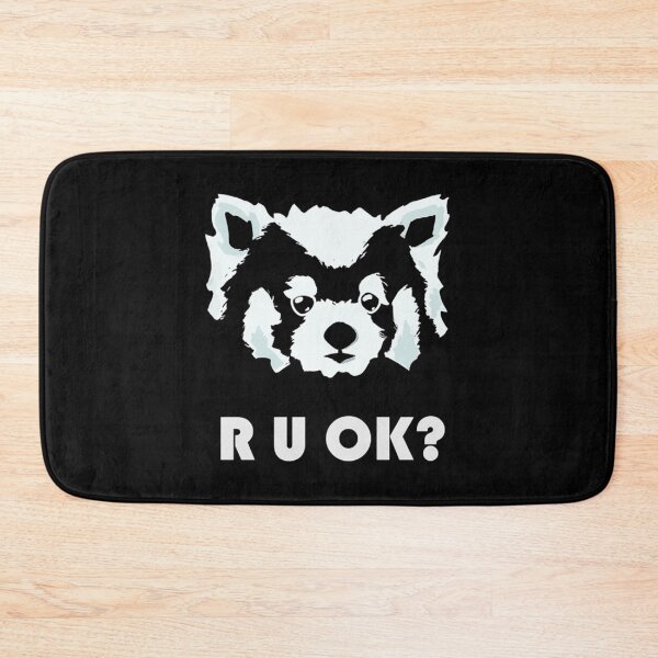 Item preview, R U OK red panda   designed and sold by Techagaus.