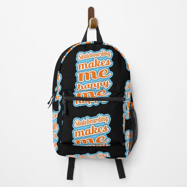 Item preview, Skateboarding makes me happy - text only design designed and sold by BRU Design.