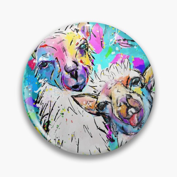 Item preview, Happy Llamas designed and sold by Kazartcreations.