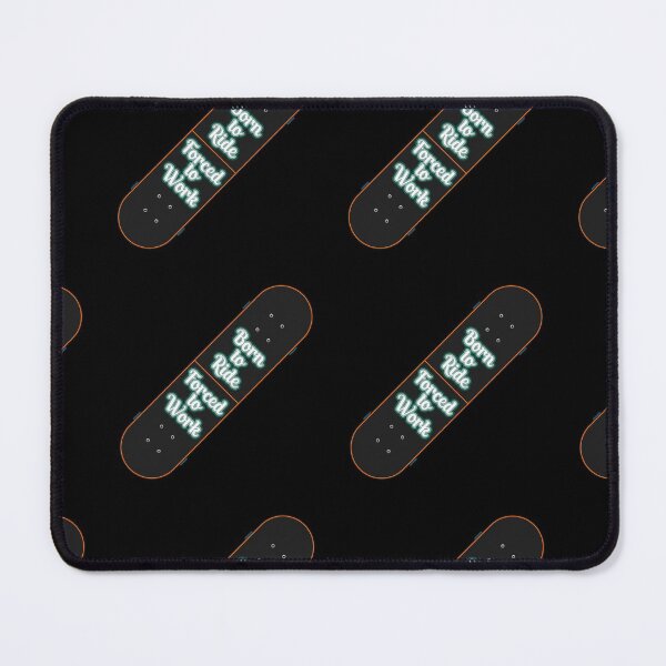 Item preview, Skateboarding - Born to ride, forced to work - Tileing pattern designed and sold by BRU Design.