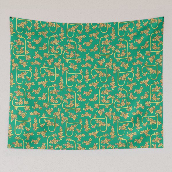 Item preview, Tropicana heart vibrant flowers floral natural ornate design  designed and sold by FlamesandFrost.