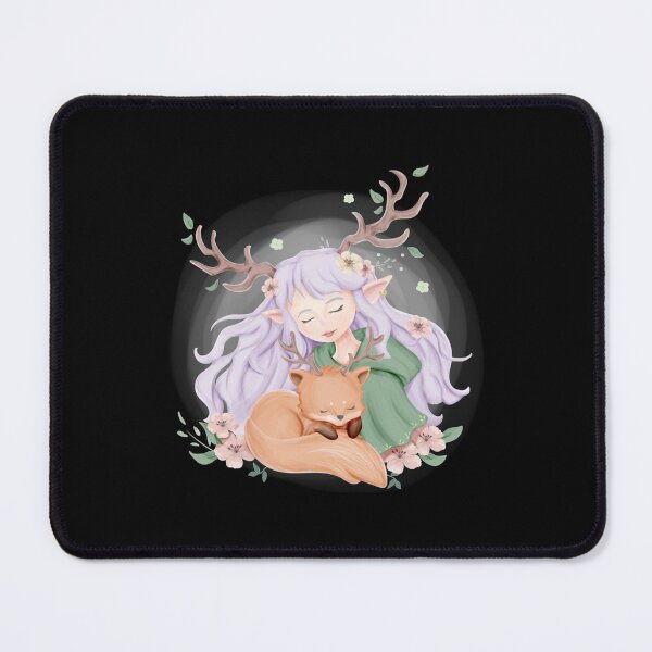 Item preview, Deer Girl And Little Fox   designed and sold by Techagaus.