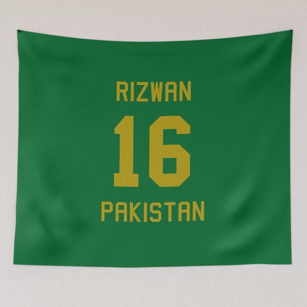 Item preview, Mohammad Rizwan | 16 | Pakistan Cricket Jersey designed and sold by CHAMPION WARRIOR.