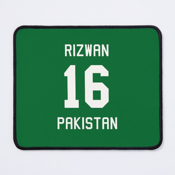 Item preview, Mohammad Rizwan | 16 | Pakistan Cricket Jersey designed and sold by CHAMPION WARRIOR.