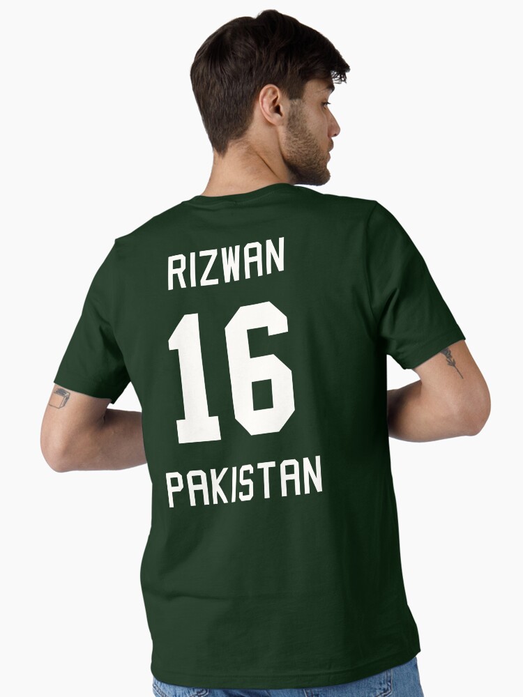 Mohammad Rizwan 16 Pakistan Cricket Jersey Essential T-Shirt