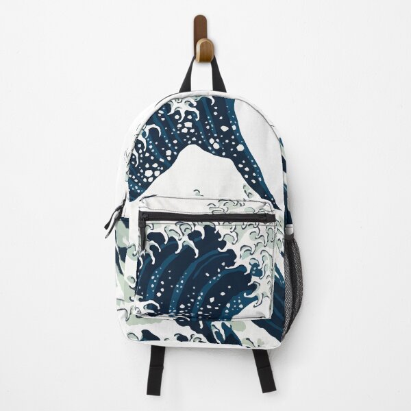 Artikelvorschau, The Great Wave Kanagawa Japanese Art von Ukiyo-e-Künstler Hokusai entworfen und verkauft von borednomad.