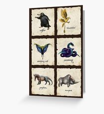 Fantastical Creatures Greeting Card