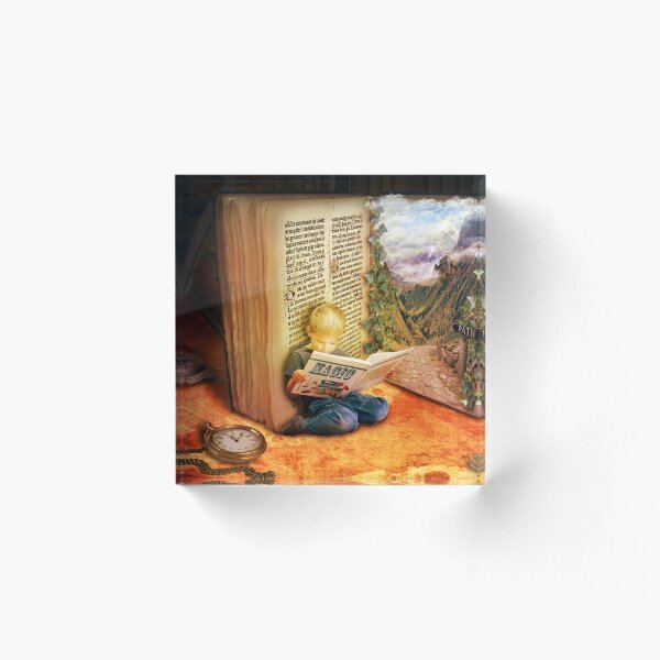 The Book of Magic Acrylic Block