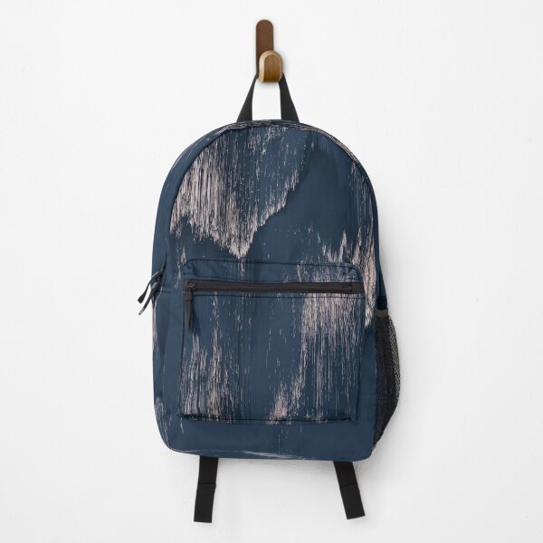 Item preview, Abstract Glitch Pattern in Blush and Dark Navy Blue designed and sold by kasamor.