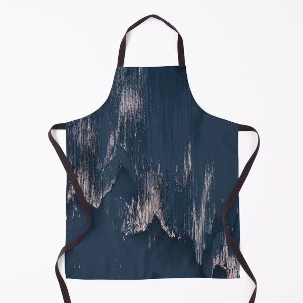 Item preview, Abstract Glitch Pattern in Blush and Dark Navy Blue designed and sold by kasamor.