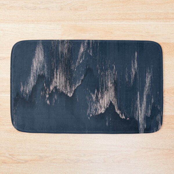 Item preview, Abstract Glitch Pattern in Blush and Dark Navy Blue designed and sold by kasamor.