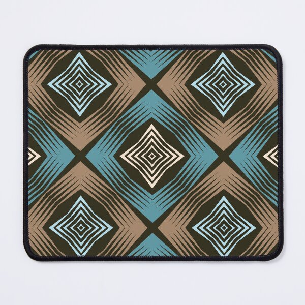 Item preview, Geometric vintage retro tribal textile pattern art designed and sold by DADA635.