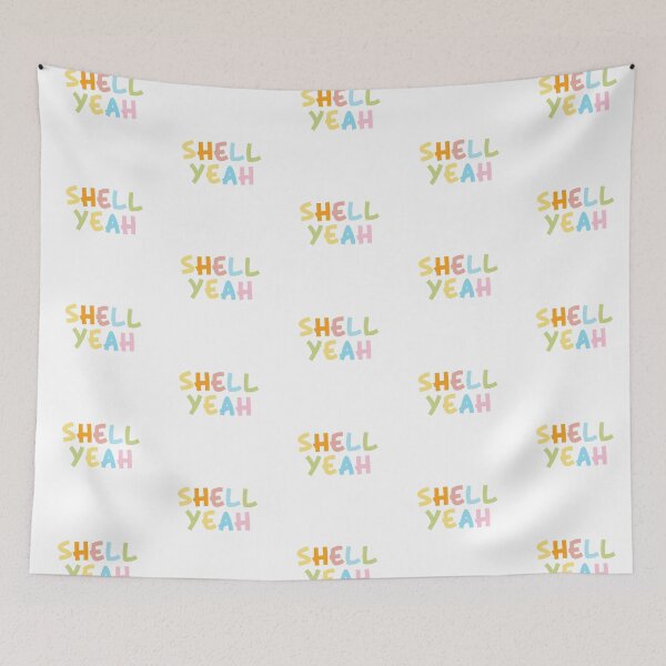 Item preview, Shell Yeah Colorful Fun Quote, Funny Kids Design designed and sold by DearSunny.