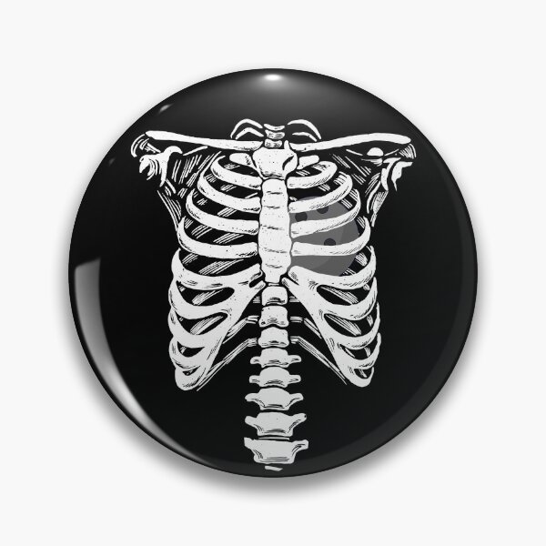 Artikelvorschau, Bowling Ball Heart Skeleton Rib Cage Halloween Love Bowling Gear entworfen und verkauft von DynamicDesign.