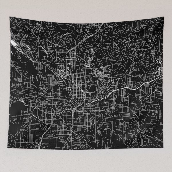 Item preview, Atlanta Black Map designed and sold by multiplicitymap.